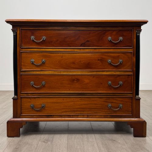 Antique 20th Century Georgian Style Mahogany Chest of Drawers