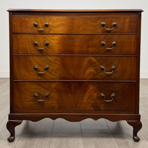Antique 20th Century Edwardian Chest of Drawers in Mahogany