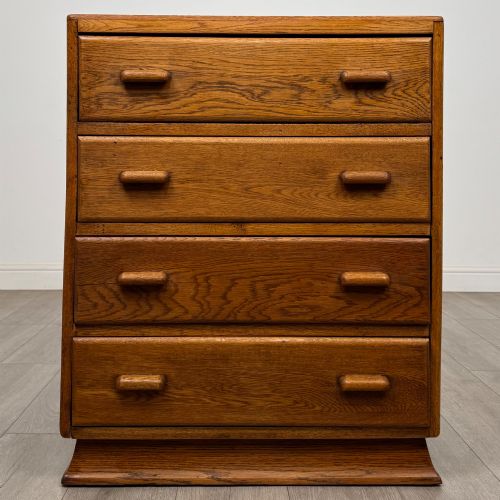 Vintage 20th Century Chest of Drawers in Oak