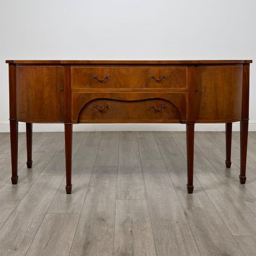 Antique 19th Century Bow Front Sideboard in Mahogany