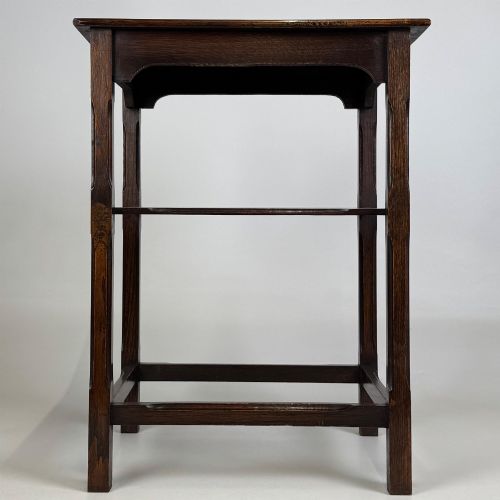 Antique 20th Century Edwardian Side Table in Oak