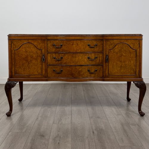 Antique 20th Century Edwardian Sideboard in Burr Walnut