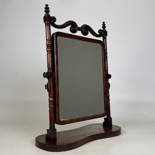 Antique 19th Century Regency Dressing Mirror in Mahogany