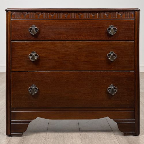 Antique 20th Century Chest of Drawers in Oak