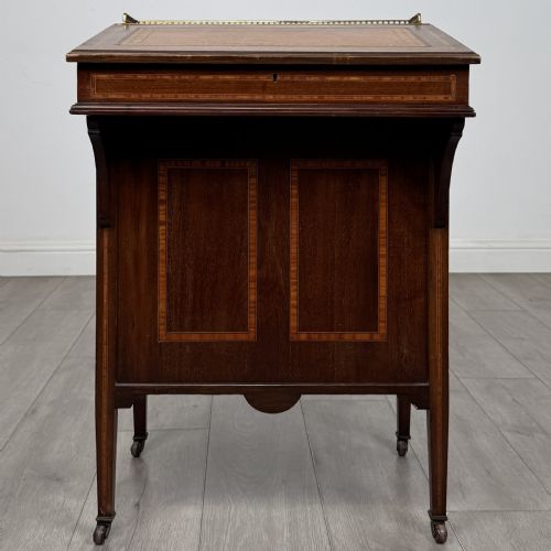 Antique 20th Century Edwardian Davenport Desk in Mahogany