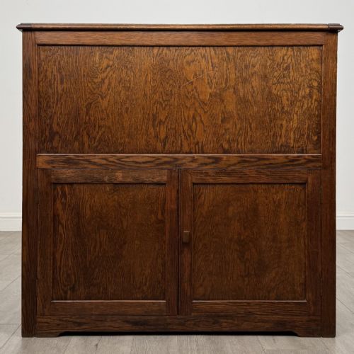 Antique Oak Fitted Cupboard | Pigeon Holes