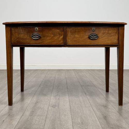 Antique Georgian Style Mahogany Side Table | Tapered Legs
