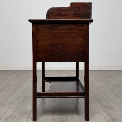 fig 3. Antique Edwardian Mahogany Cupboard | Marble Top