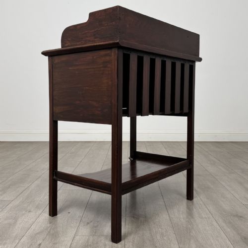 fig 4. Antique Edwardian Mahogany Cupboard | Marble Top