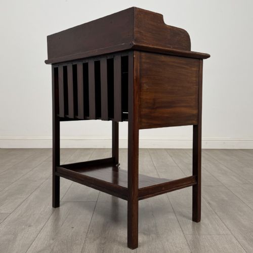 fig 6. Antique Edwardian Mahogany Cupboard | Marble Top