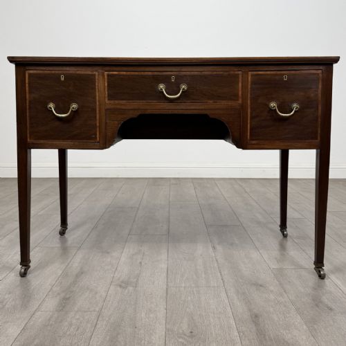 Antique Edwardian Mahogany Writing Table | Home Office Desk