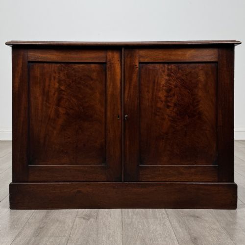 Antique Victorian Mahogany Collectors Cabinet | Fitted Interior