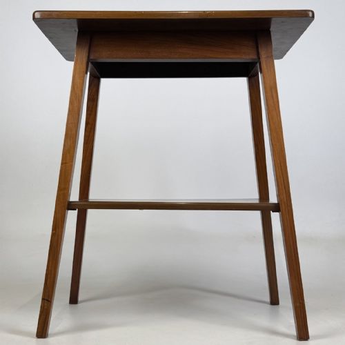 Antique Edwardian Figured Walnut Lamp Table | Lower Tier