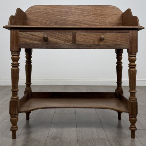 Antique Victorian Mahogany Washstand | Raised Gallery