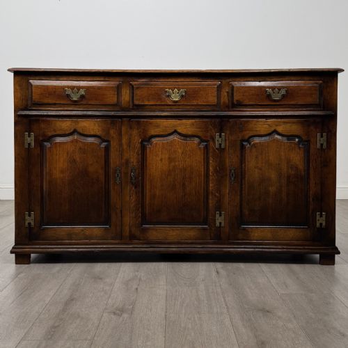 Antique 20th Century Oak Sideboard | Fielded Panel Doors