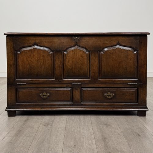 Antique Georgian Style Oak Cupboard | Drop Front