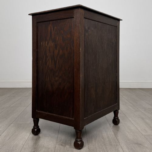 fig 3. Antique Edwardian Oak Cupboard | Fitted Interior