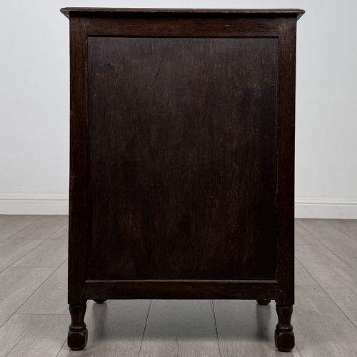 fig 4. Antique Edwardian Oak Cupboard | Fitted Interior