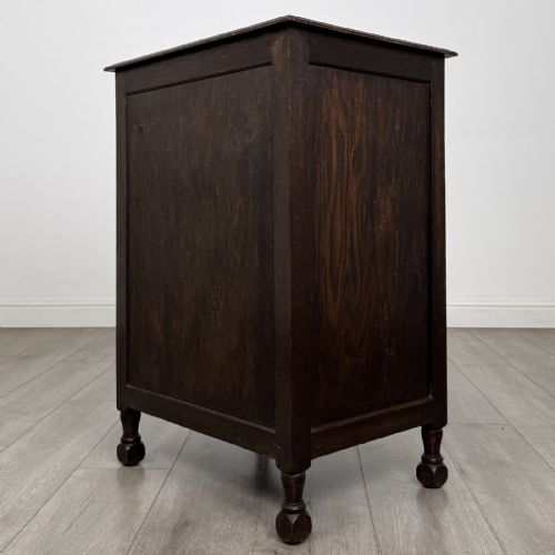fig 5. Antique Edwardian Oak Cupboard | Fitted Interior