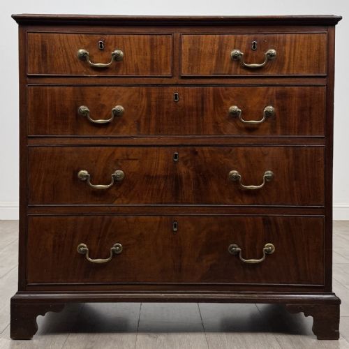 Antique Georgian Mahogany Chest of Drawers | 18th Century