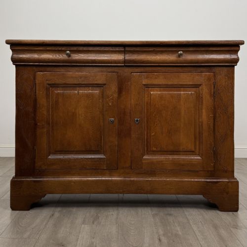 Antique French Oak Sideboard | Louis Philippe Buffet