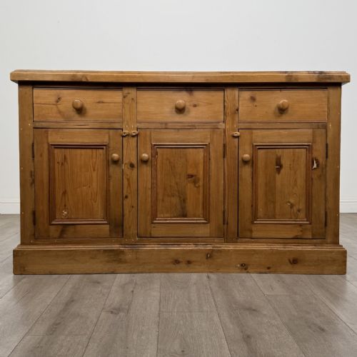 Vintage 20th Century Pine Sideboard | Farmhouse Kitchen