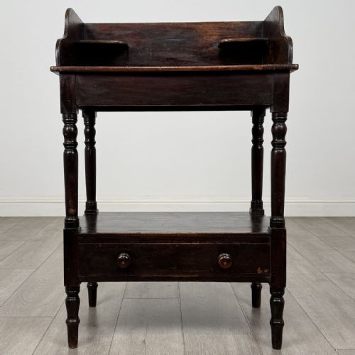 Antique Victorian Pine Washstand | Three Quarter Gallery