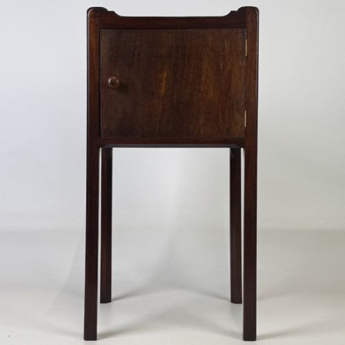 Antique Georgian Style Mahogany Bedside Cabinet | Tray Top