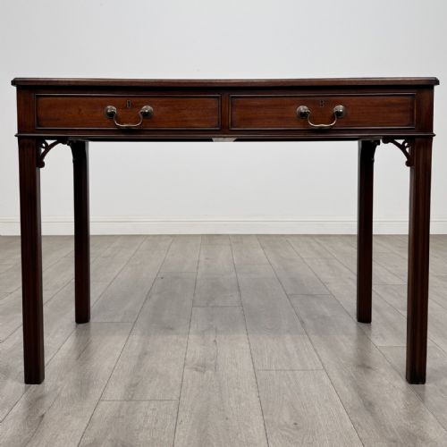 Vintage Chippendale Mahogany Writing Table | Home Office Desk