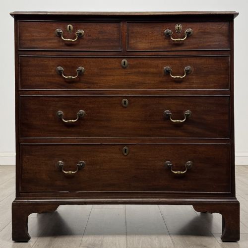 Antique Georgian Mahogany Chest of Drawers | 18th Century