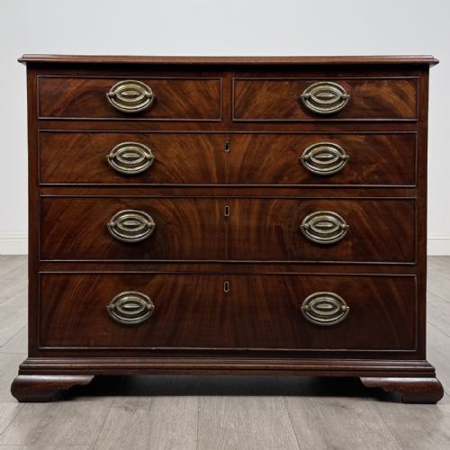 Antique Georgian Mahogany Chest of Drawers | 18th Century