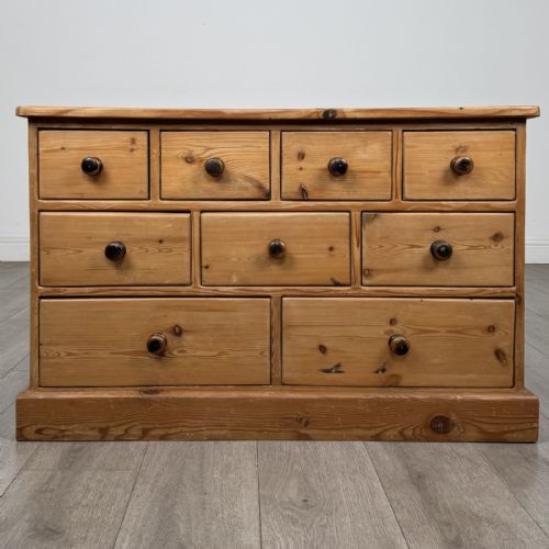 Antique 20th Century Pine Chest of Drawers | Apothecary Style