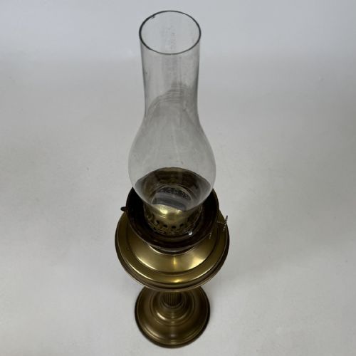 fig 4. Antique Victorian Style Brass Oil Lamp | Duplex Burner