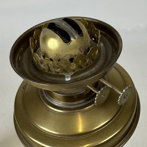 fig 5. Antique Victorian Style Brass Oil Lamp | Duplex Burner