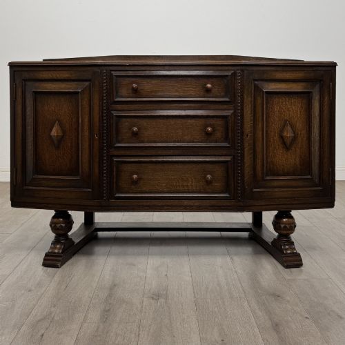Antique Jacobean Style Oak Sideboard | by Maple & Co