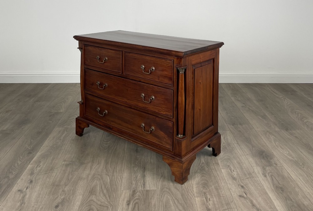 Antique Dwarf Chest Of Drawers In Mahogany View V