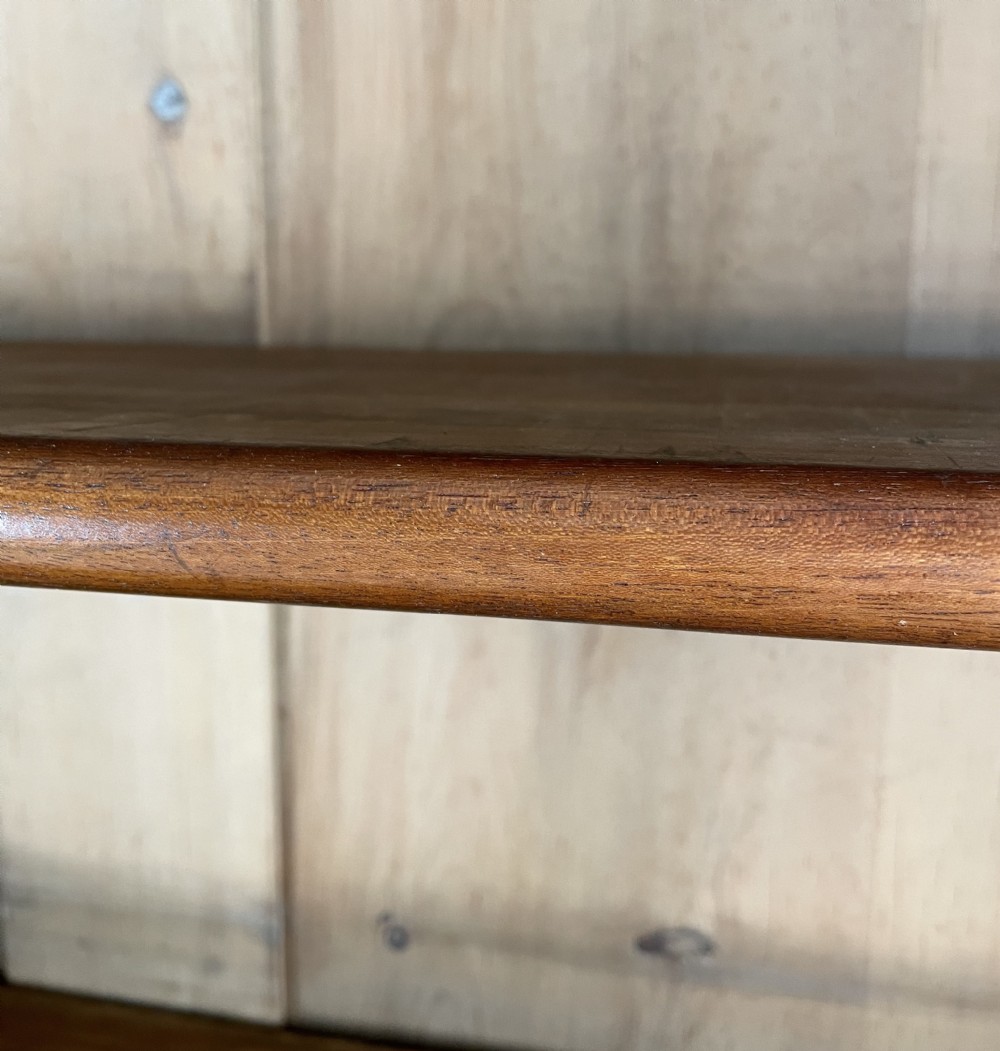 Antique 19th Century Bookcase On Cupboard In Mahogany View XI