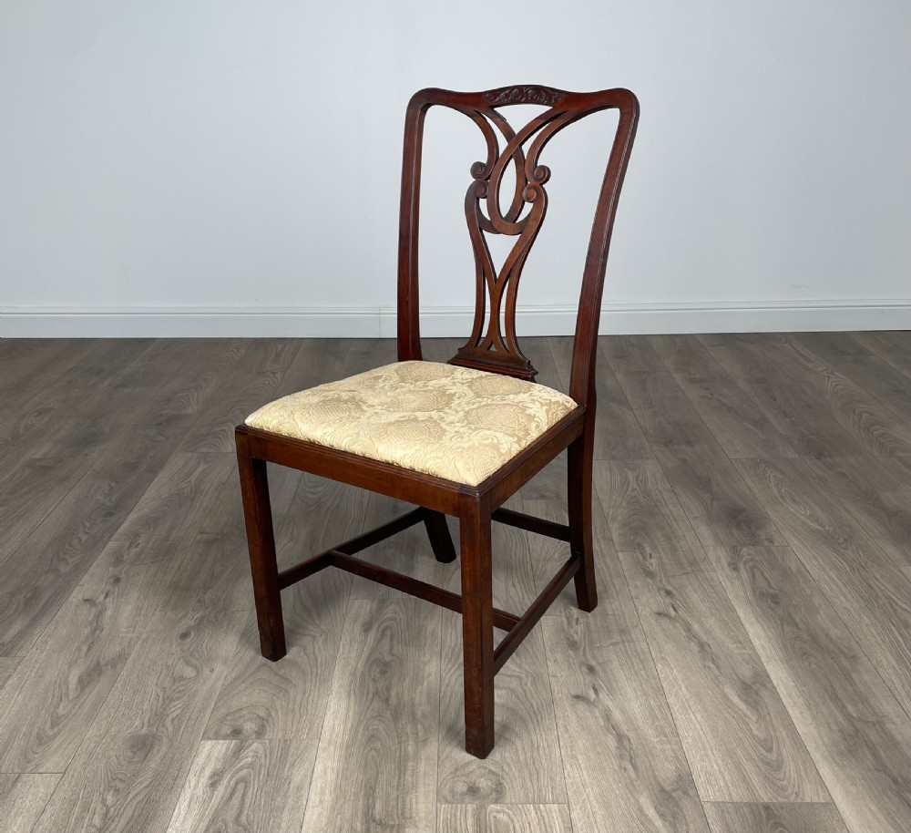 Antique 18th Century Set Of 6 Dining Chairs In Mahogany View II