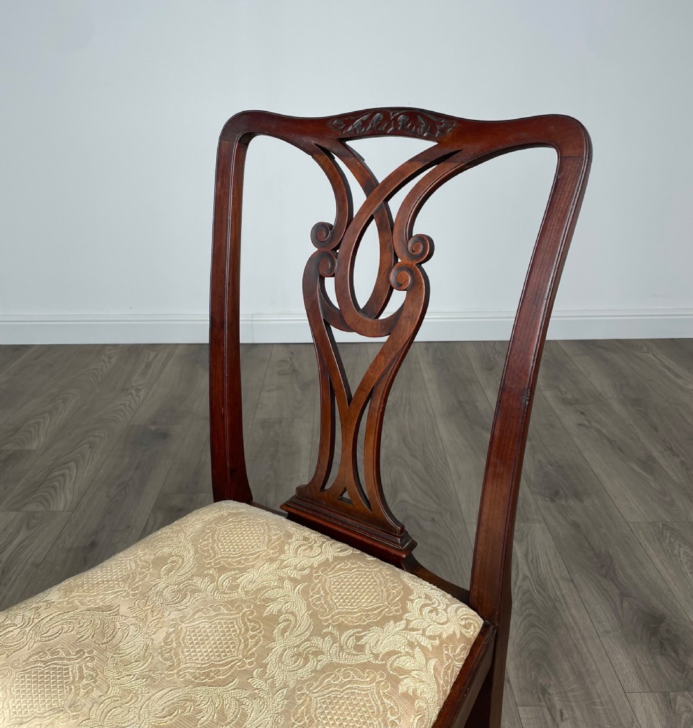 Antique 18th Century Set Of 6 Dining Chairs In Mahogany View III