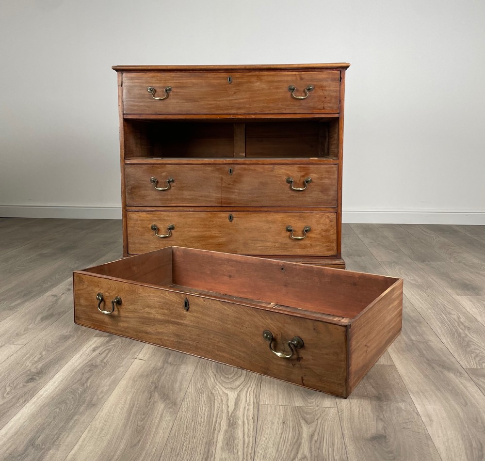 Antique 18th Century Secretaire Chest Of Drawers In Mahogany View III