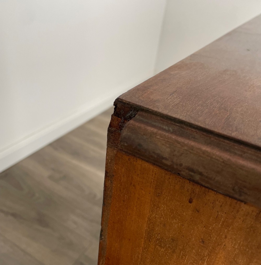 Antique 18th Century Secretaire Chest Of Drawers In Mahogany View XII