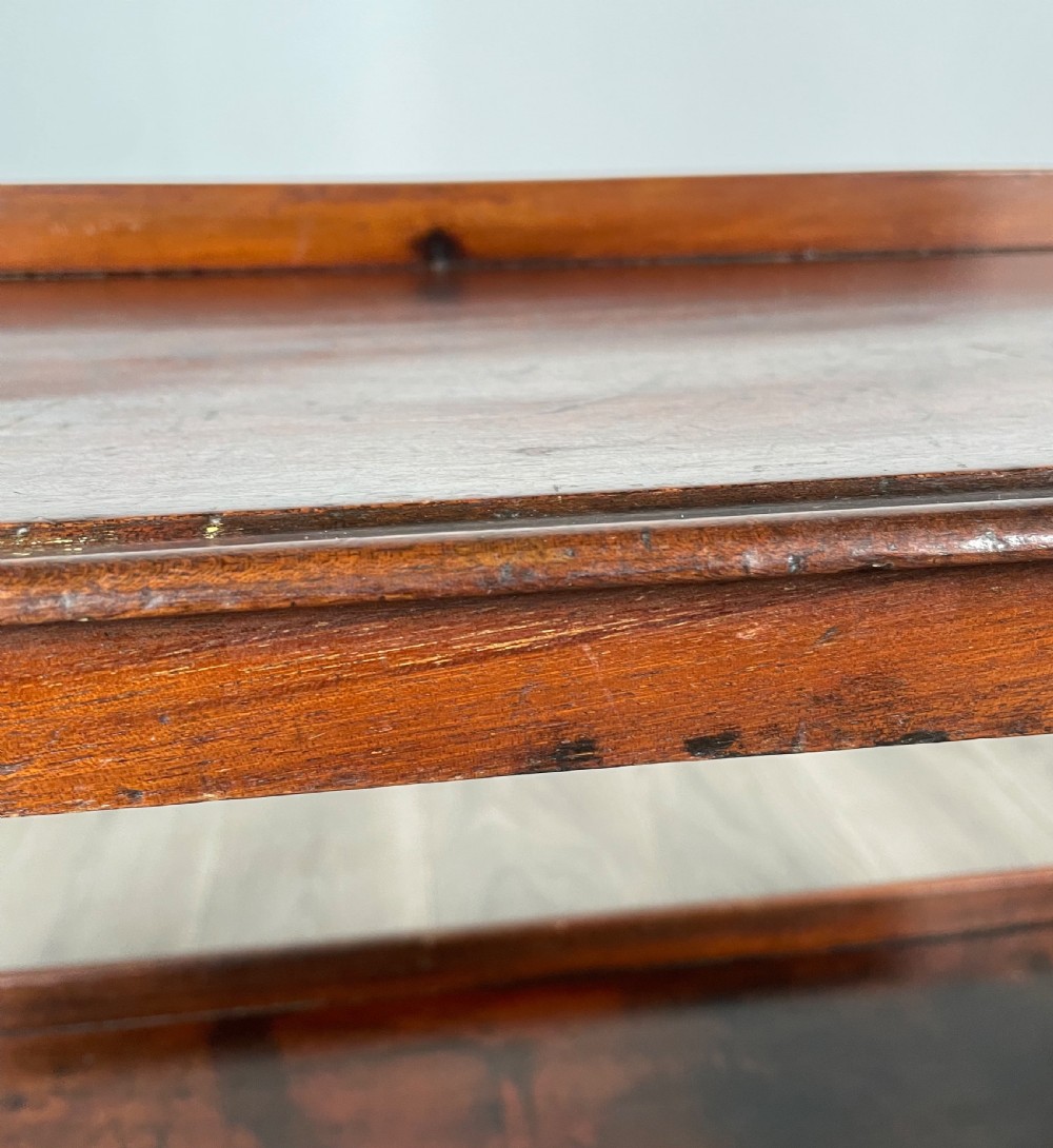 Antique 19th Century Tea Trolley In Mahogany View VIII