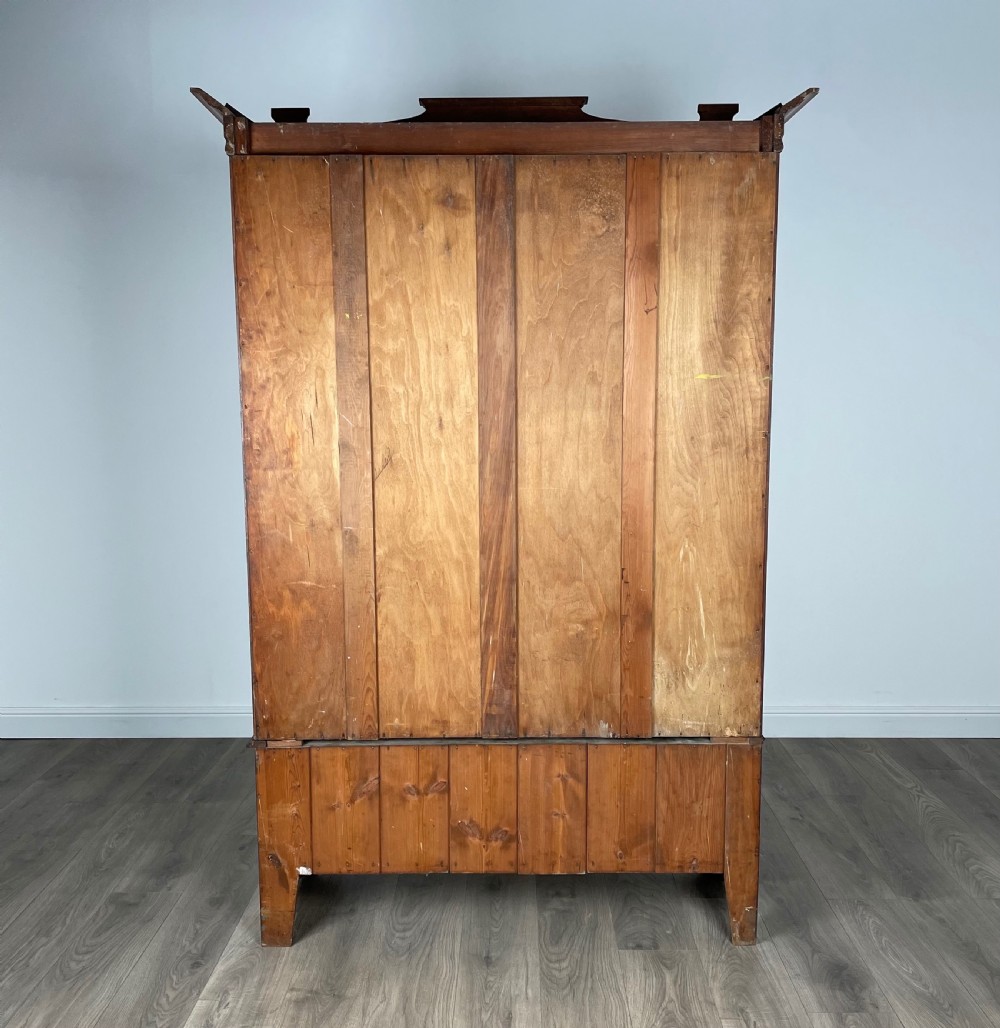 Antique 20th Century Wardrobe In Walnut View VI