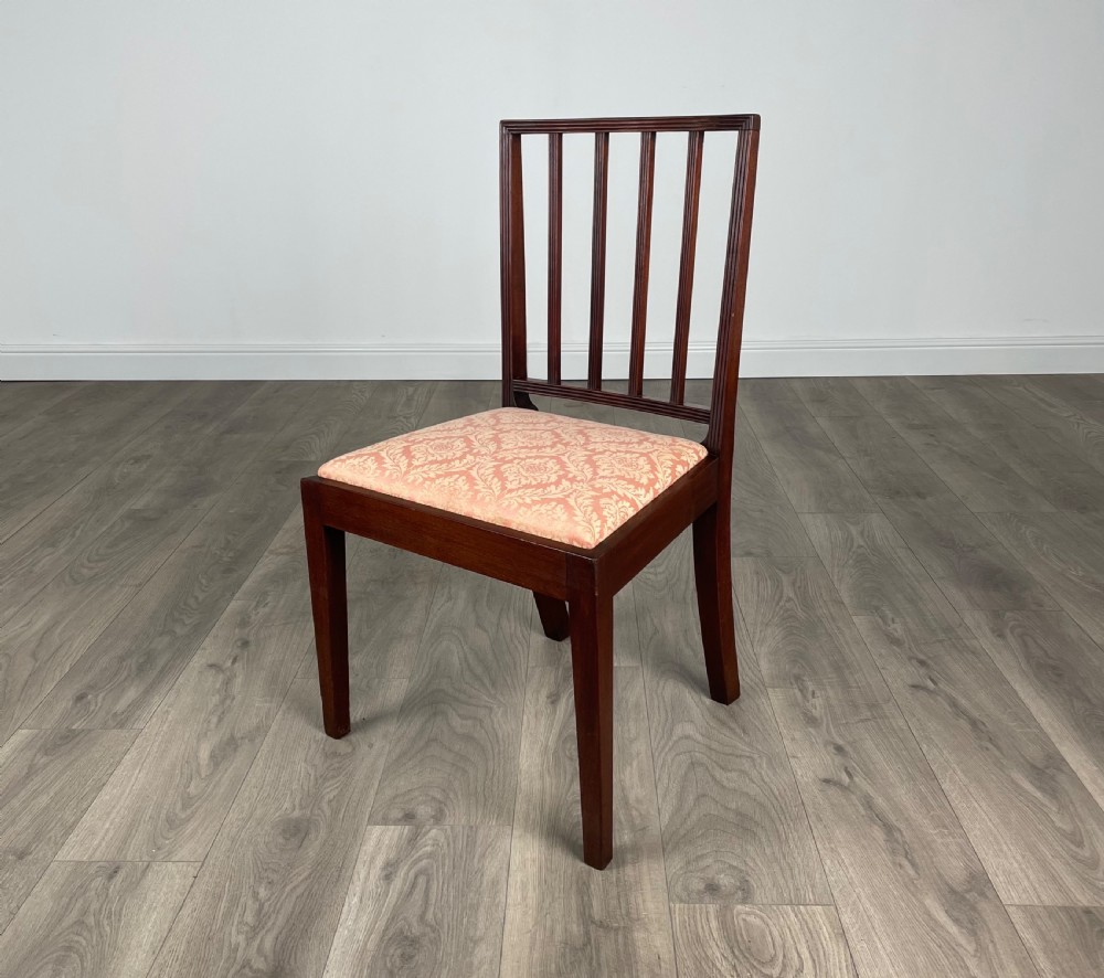 Antique 18th Century Set Of 8 Dining Chairs In Mahogany View III