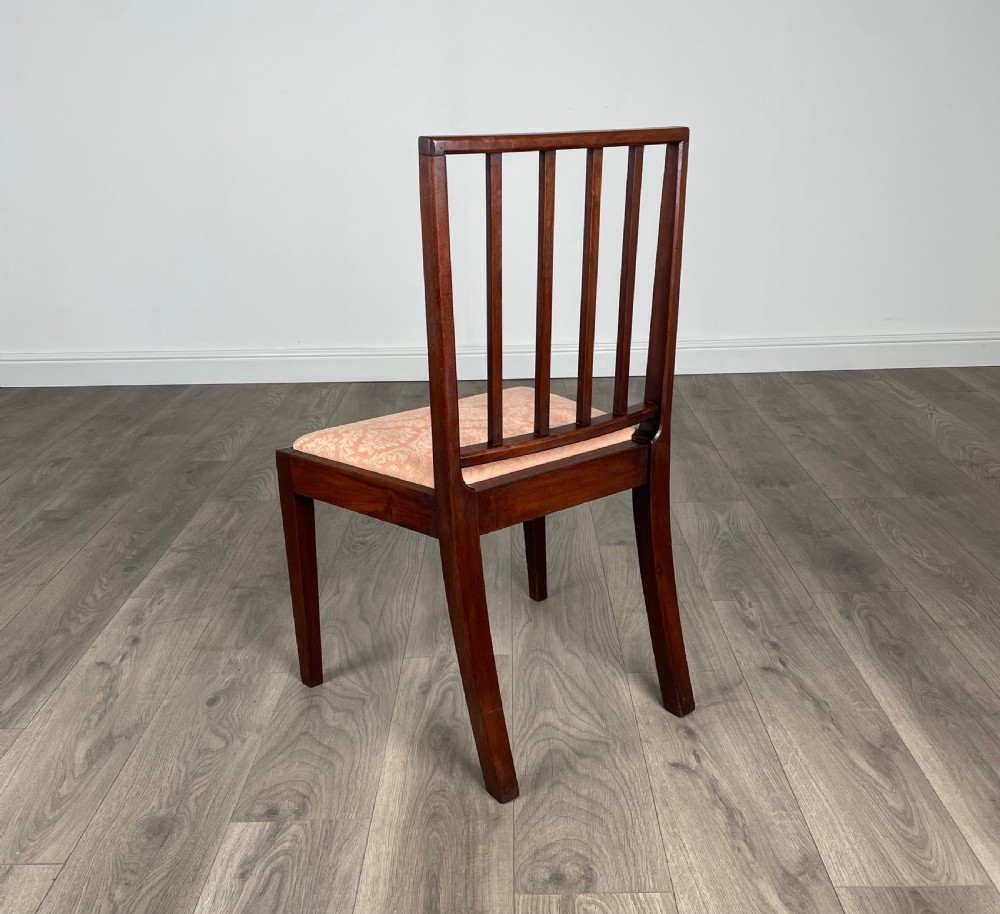 Antique 18th Century Set Of 8 Dining Chairs In Mahogany View VIII
