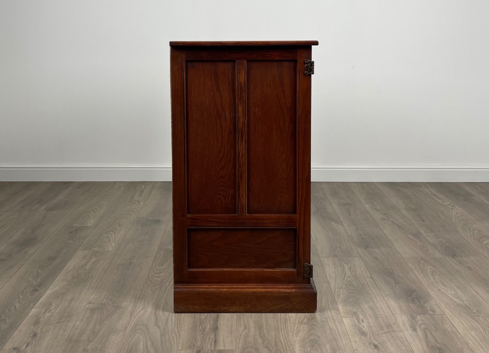 Antique 20th Century Old Charm Cupboard In Oak View VIII