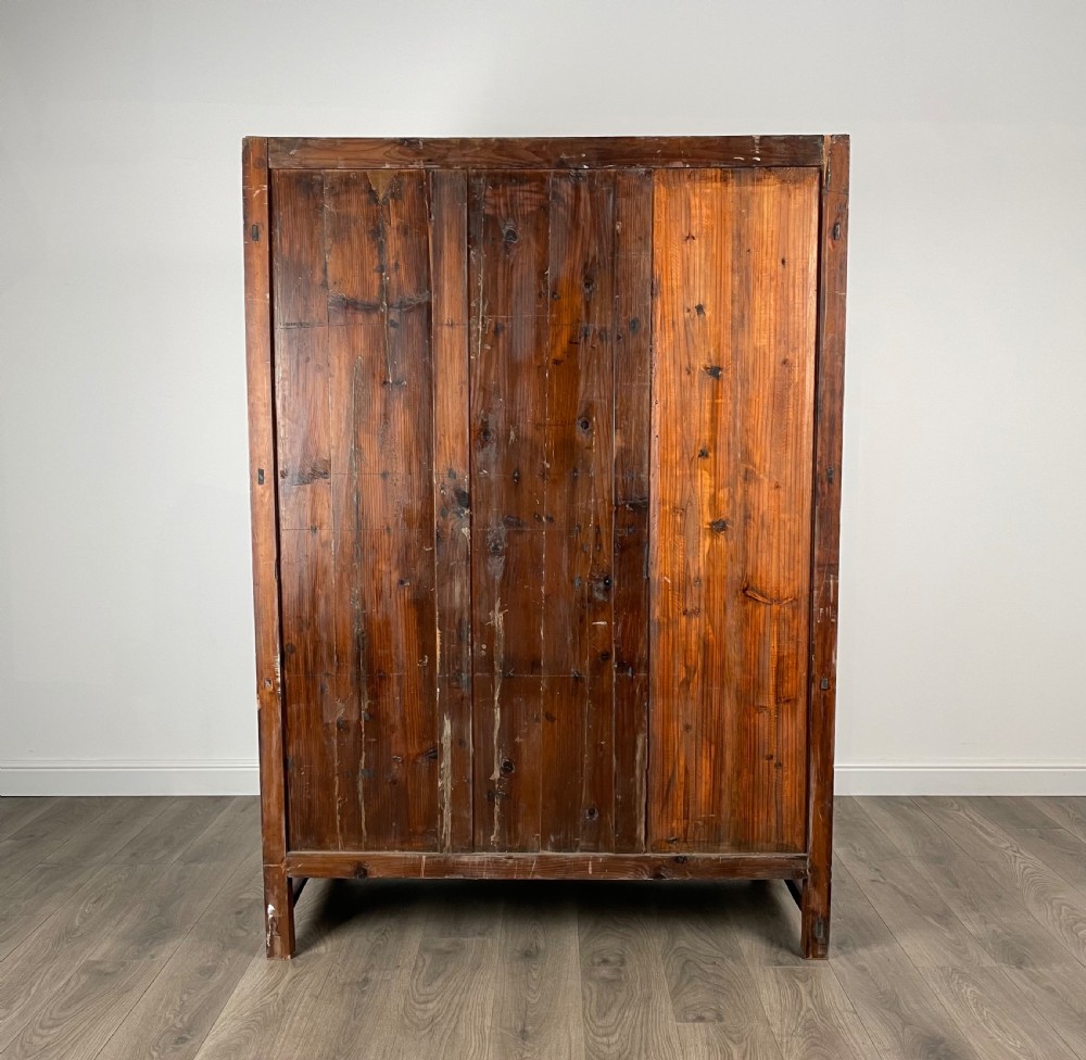Antique 19th Century Chinese Cupboard In Ebonised Pine View VI