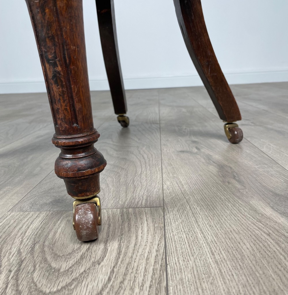 Antique Set Of 6 Edwardian Dining Chairs In Oak View VII
