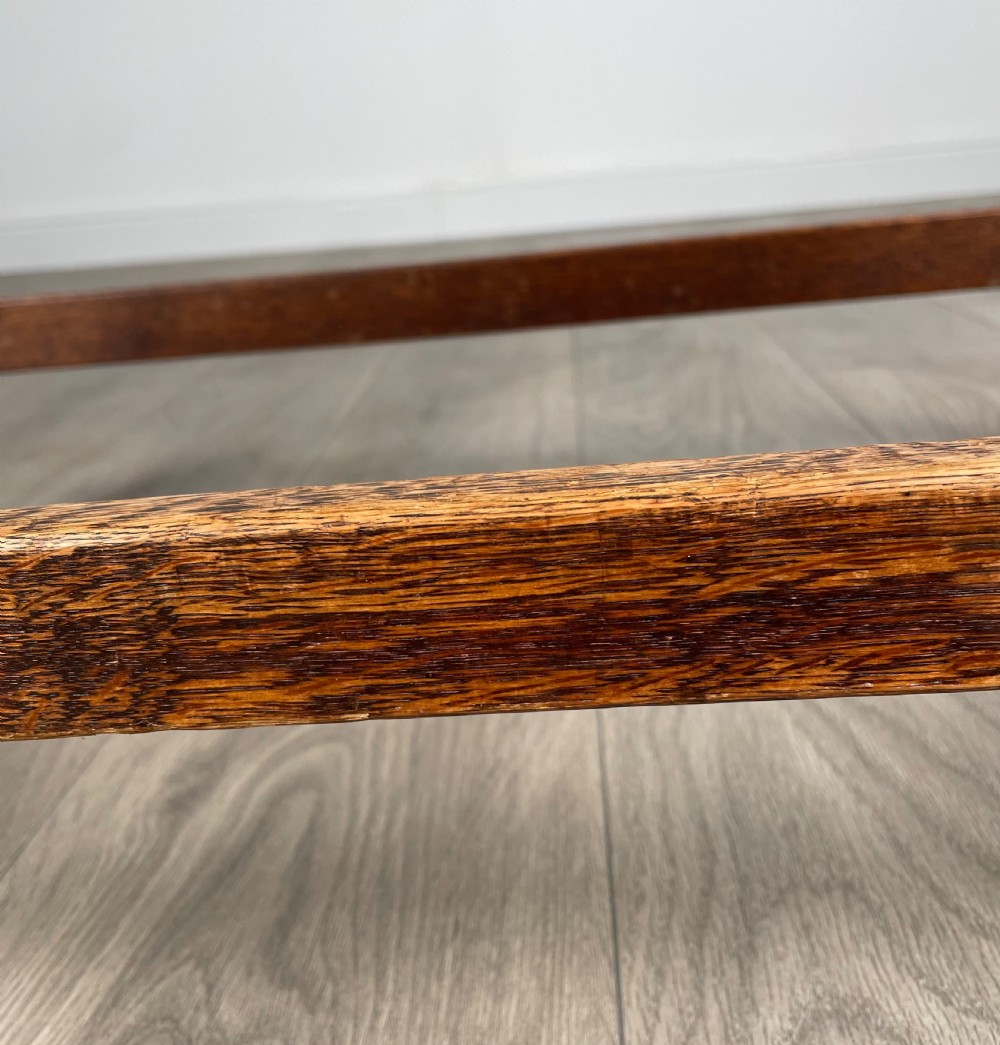 Antique 20th Century Oak Barley Twist Side Table View X