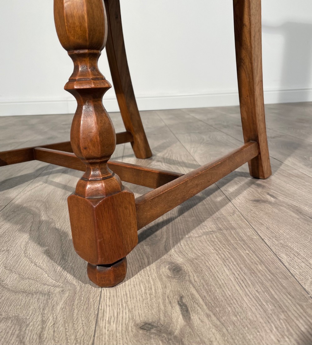 Antique 19th Century Set Of 6 Dining Chairs In Walnut View IX